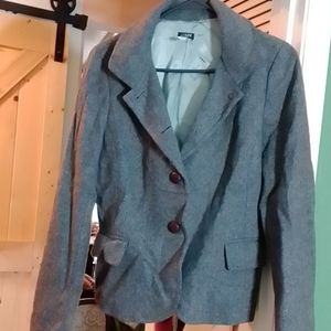 J Crew wool blazer grey